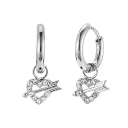 Örhängen amour hoop steel