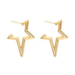 Örhänge shooting star guld