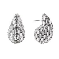 Örhänge drop sparkle silver