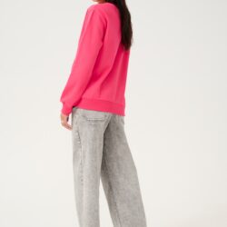Rosa sweatshirt med tryck - Bild 2