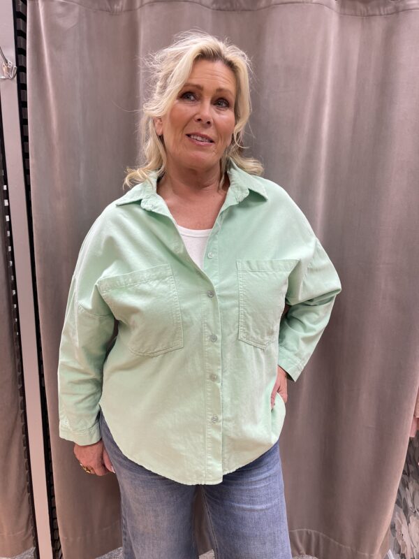 Overshirt mintgrön