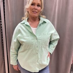 Overshirt mintgrön
