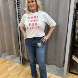 Jeans Flare Blå - Bild 3
