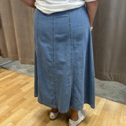 Jeanskjol med knappar - Bild 3