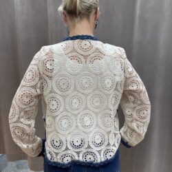 Spetskofta med jeans detaljer - Bild 3