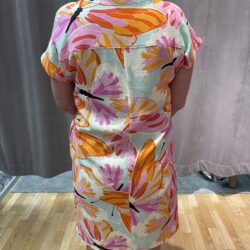 Kort linneklänning - Bild 5