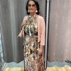 Blommig paisley klänning - Bild 6