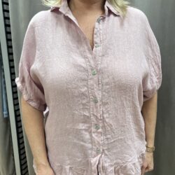 Rosa linneskjorta - Bild 2