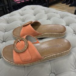 Corall/orange sandaler - Bild 3