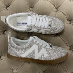 Silver strass sneakers