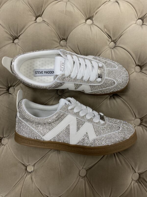 Silver strass sneakers