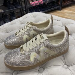Bronze/guld strass sneakers - Bild 2