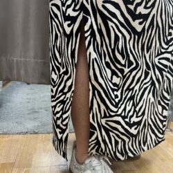 Zebra klänning KAivanna - Bild 4