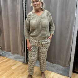 Grön glittrig tröja - Bild 4