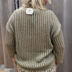 Grön glittrig tröja - Bild 3