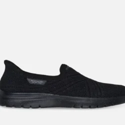 Svarta slip-ins ballerinaskor