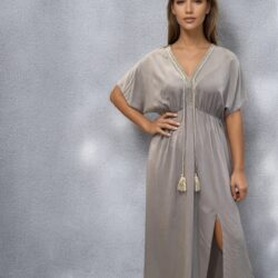 Taupe Ayla klänning