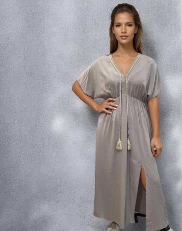 Taupe Ayla klänning