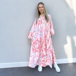 Rosa Zassi långklänning