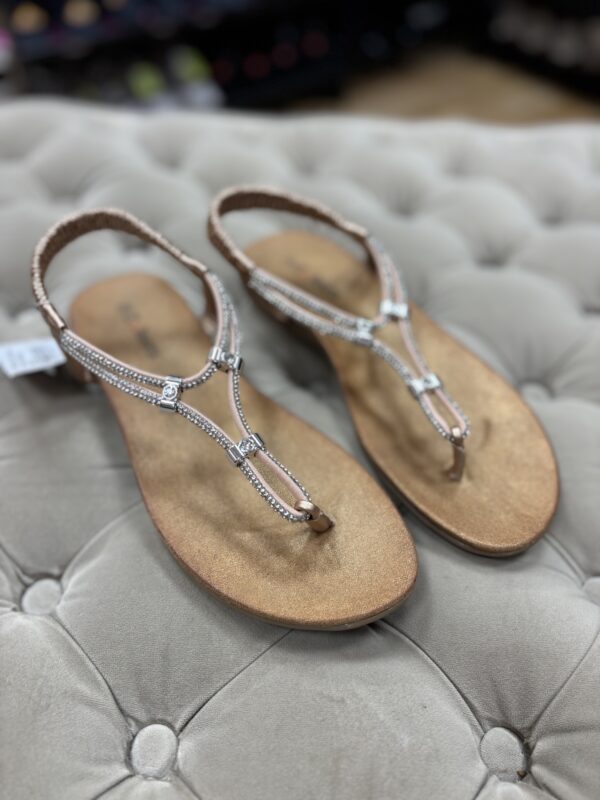 Rosé/guld sandaler