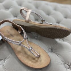 Rosé/guld sandaler - Bild 3