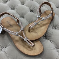 Rosé/guld sandaler - Bild 2